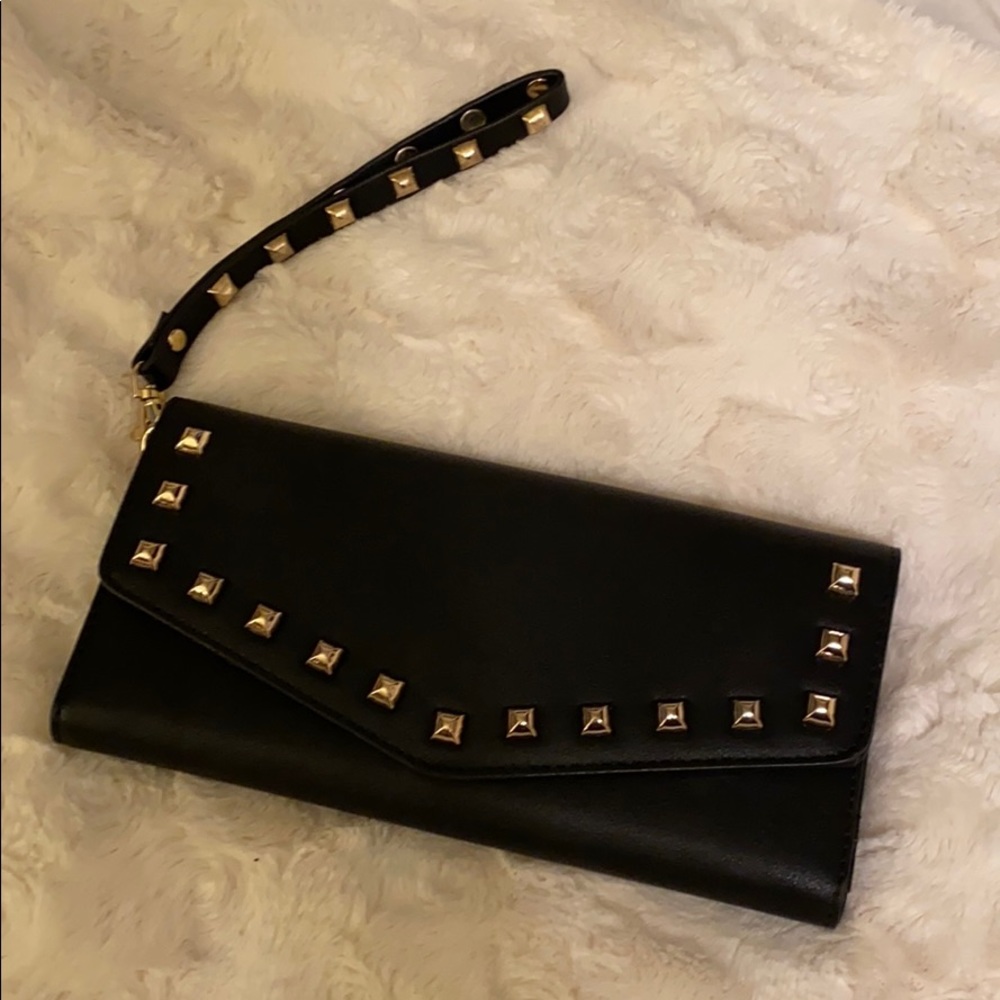 Aldo studded clutch